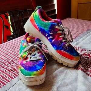 FILA Tye Die Tennis Shoes